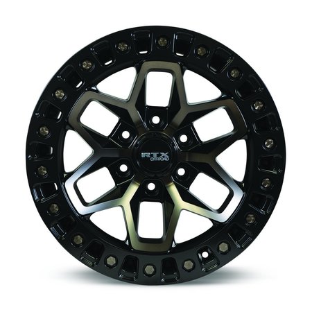 Rtx Alloy Wheel, Zion 17x9 5x127 ET-15 CB71.5 Satin Black Tinted Bronze 082922